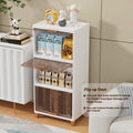 Mechdel Foldable Plastic Cupboard Rack for Clothes Storage - 1 Door Transparent Wardrobe (1PCS, 45 x 38 x 34 Cm)