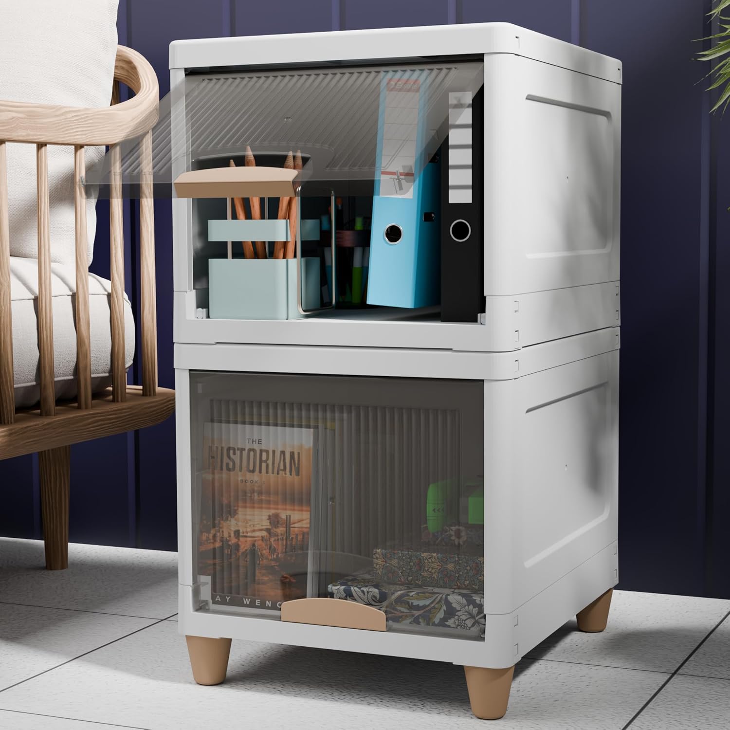 Mechdel Foldable Organizer for Clothes Cupboard rack -Medium size