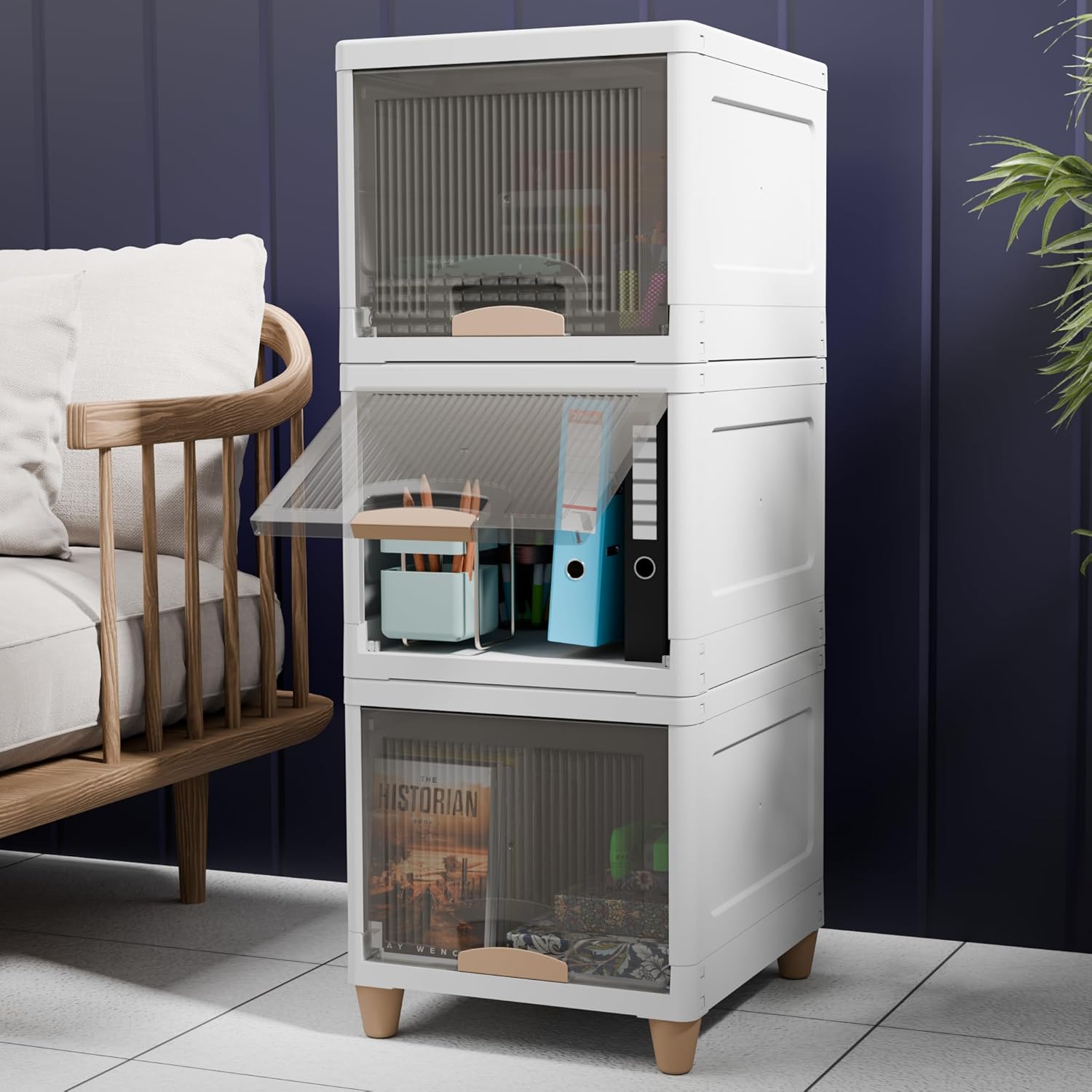 Mechdel Foldable Organizer for Clothes Cupboard rack -Medium size