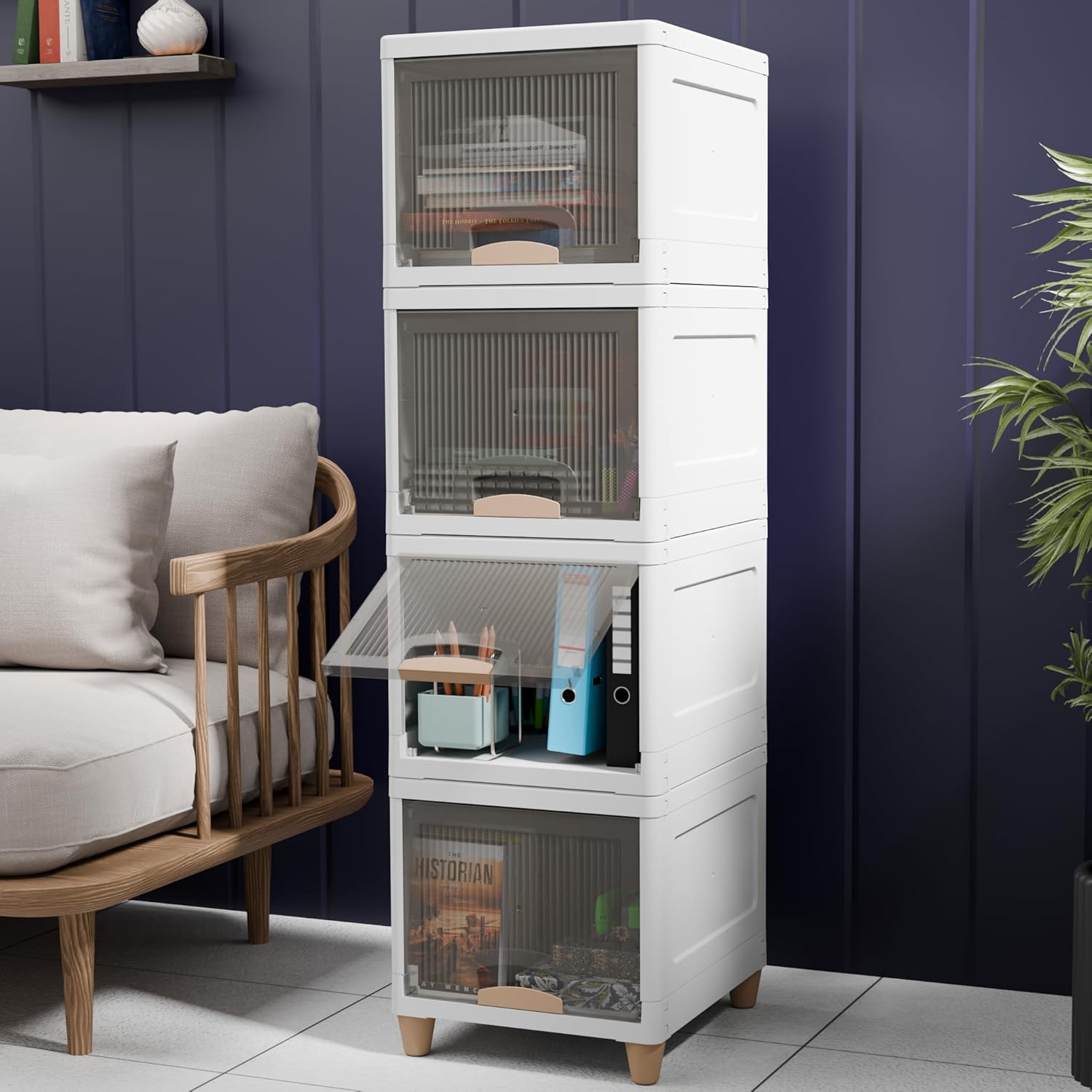 Mechdel Foldable Organizer for Clothes Cupboard rack -Medium size