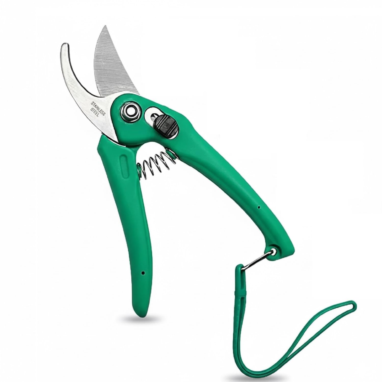 JD FRESH 8 Inch Heavy Duty Gardening Scissor/Plant Cutter for Garden/Pruners for Plants/Branch Cutter for Plants/Flower Cutter/Secateurs/Pruning Shears (Titanium Blade, Black)