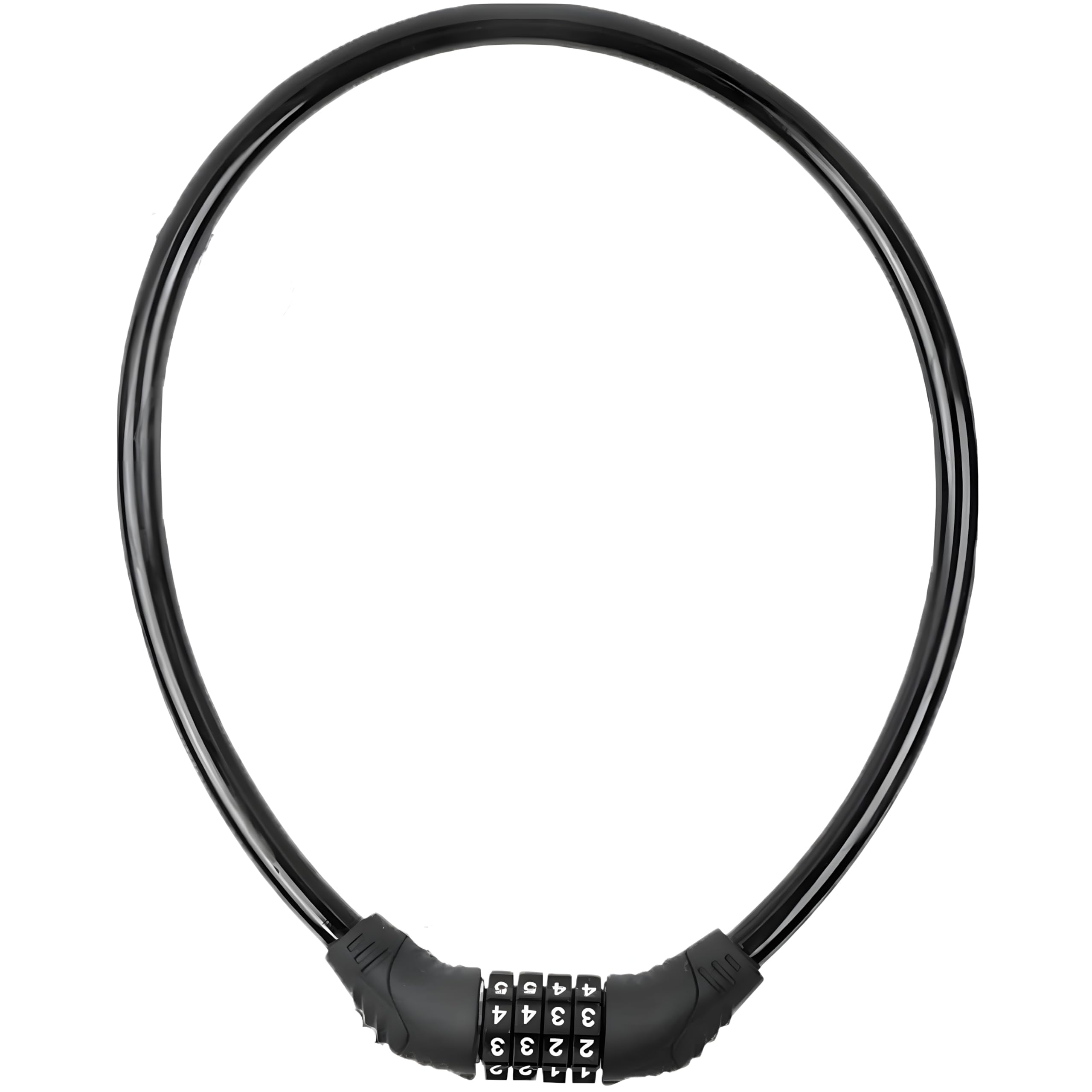 Bike Lock Bicycle Cable High Security Resettable Combination Coiling Bicycle Lock Heavy Duty Anti Theft Cable with Mounting Bracket (Keyless Numeric Bike Cable Lock, 40CM Multi-Purpose Lock)