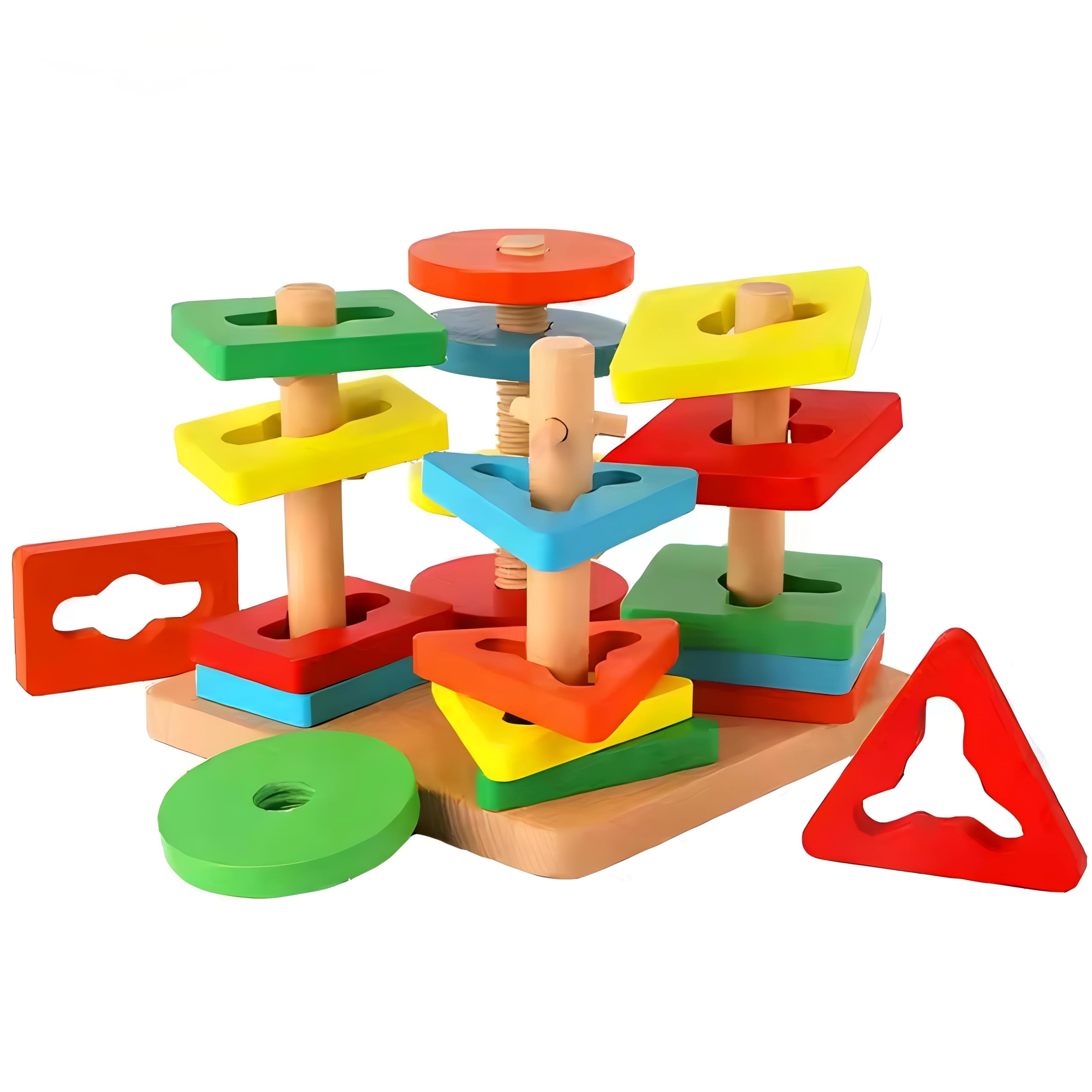 VERAT 53 Pcs Animals Figure Mini Jungle Toys Set Realistic Wild Plastic Animal Learning Party Favors for Boys Girls Kids Toddlers Forest Small Playset Cupcake Topper Safari Animals Figures