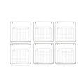 MECHDEL Drawer Organizer Set/Bathroom and Dressing Table Trays/Cosmetic Display/Bathroom Cosmetic Organizers/Unbreakable Drawer Organizer/Drawer Divider Tray (Transparent, 21PCS Set)