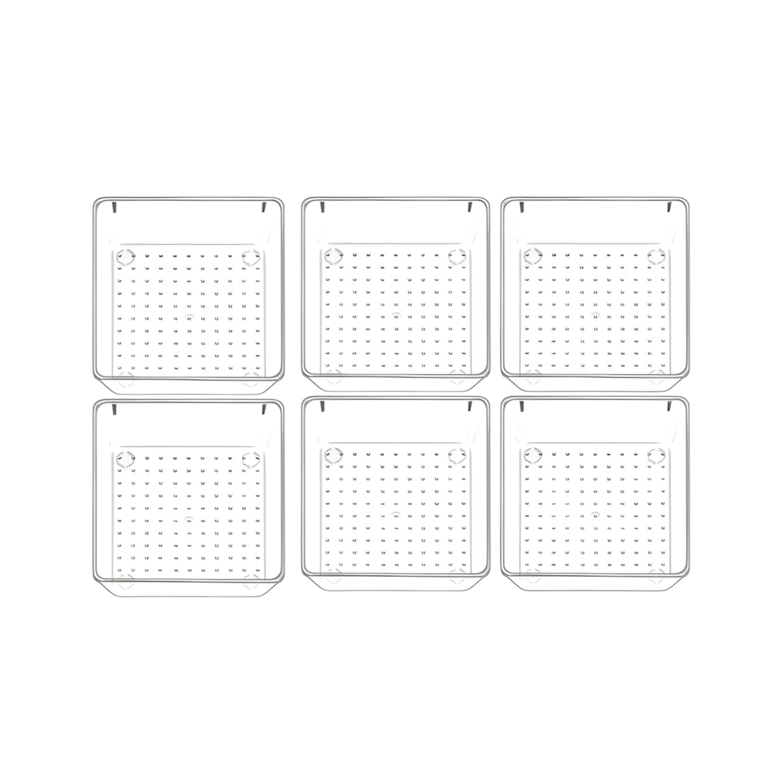 MECHDEL Drawer Organizer Set/Bathroom and Dressing Table Trays/Cosmetic Display/Bathroom Cosmetic Organizers/Unbreakable Drawer Organizer/Drawer Divider Tray (Transparent, 21PCS Set)