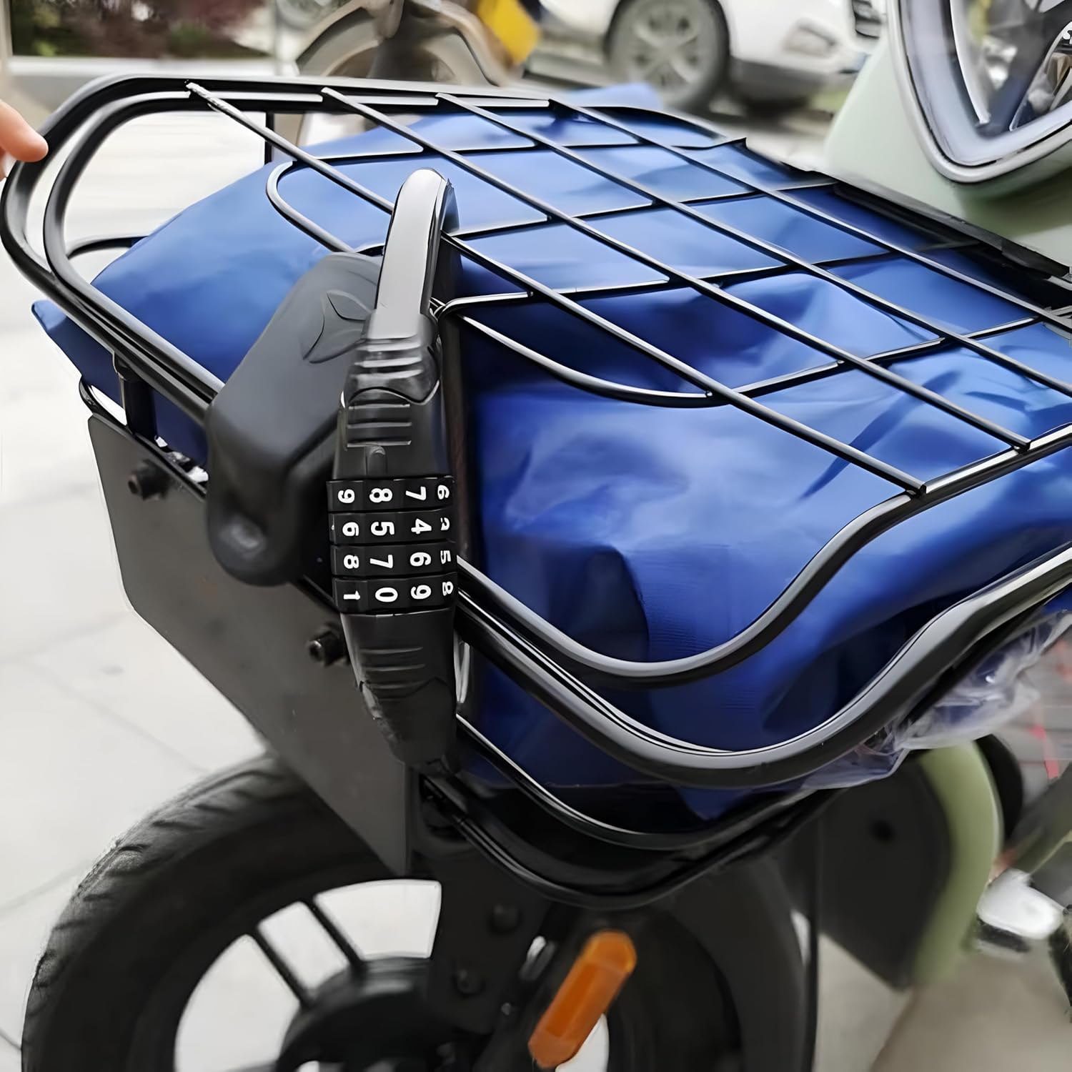 Bike Lock Bicycle Cable High Security Resettable Combination Coiling Bicycle Lock Heavy Duty Anti Theft Cable with Mounting Bracket (Heavy Duty Anti-Theft Protection, 75CM Multi-Purpose Lock)