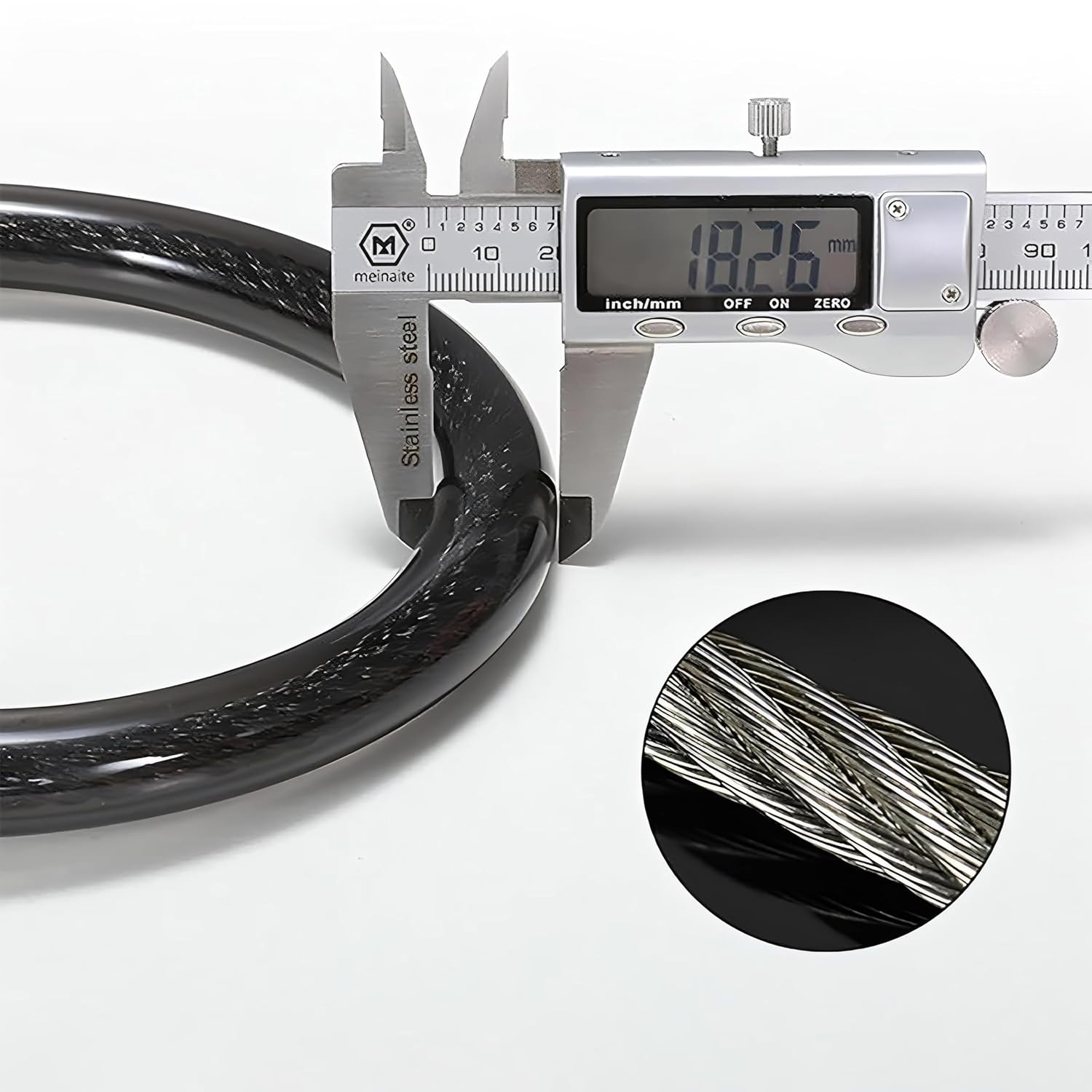 Bike Lock Bicycle Cable High Security Resettable Combination Coiling Bicycle Lock Heavy Duty Anti Theft Cable with Mounting Bracket (Keyless Numeric Bike Cable Lock, 40CM Multi-Purpose Lock)