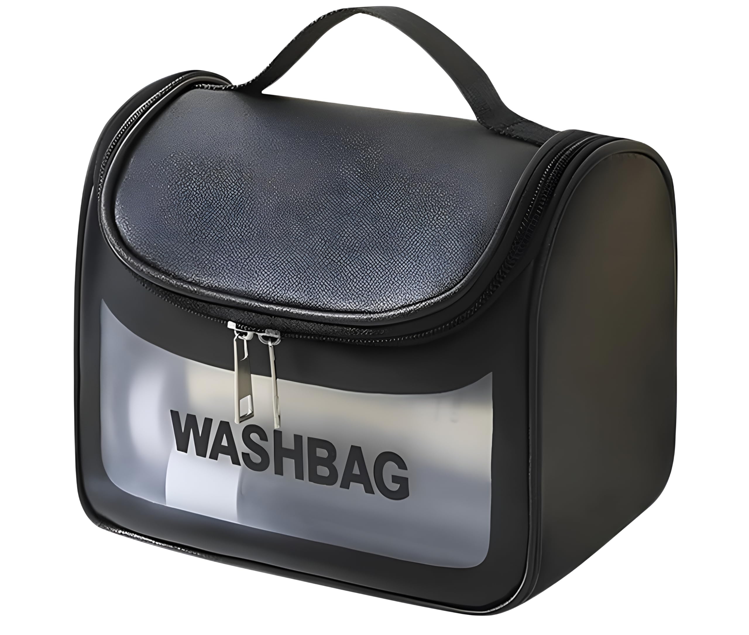 Makeup Pouch Bag Travel Makeup Bag Leather Makeup Organizer Bag/Cosmetic Pouch for Women/Travel Toiletry Bag/Large Capacity Cosmetic Bags Women/Waterproof Portable Pouch Toiletry Bag (Pink)