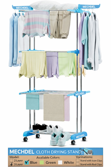 MECHDEL Clothes Stand for Drying Cloth Drying Stand