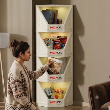 Mechdel Foldable Corner Storage Cabinet