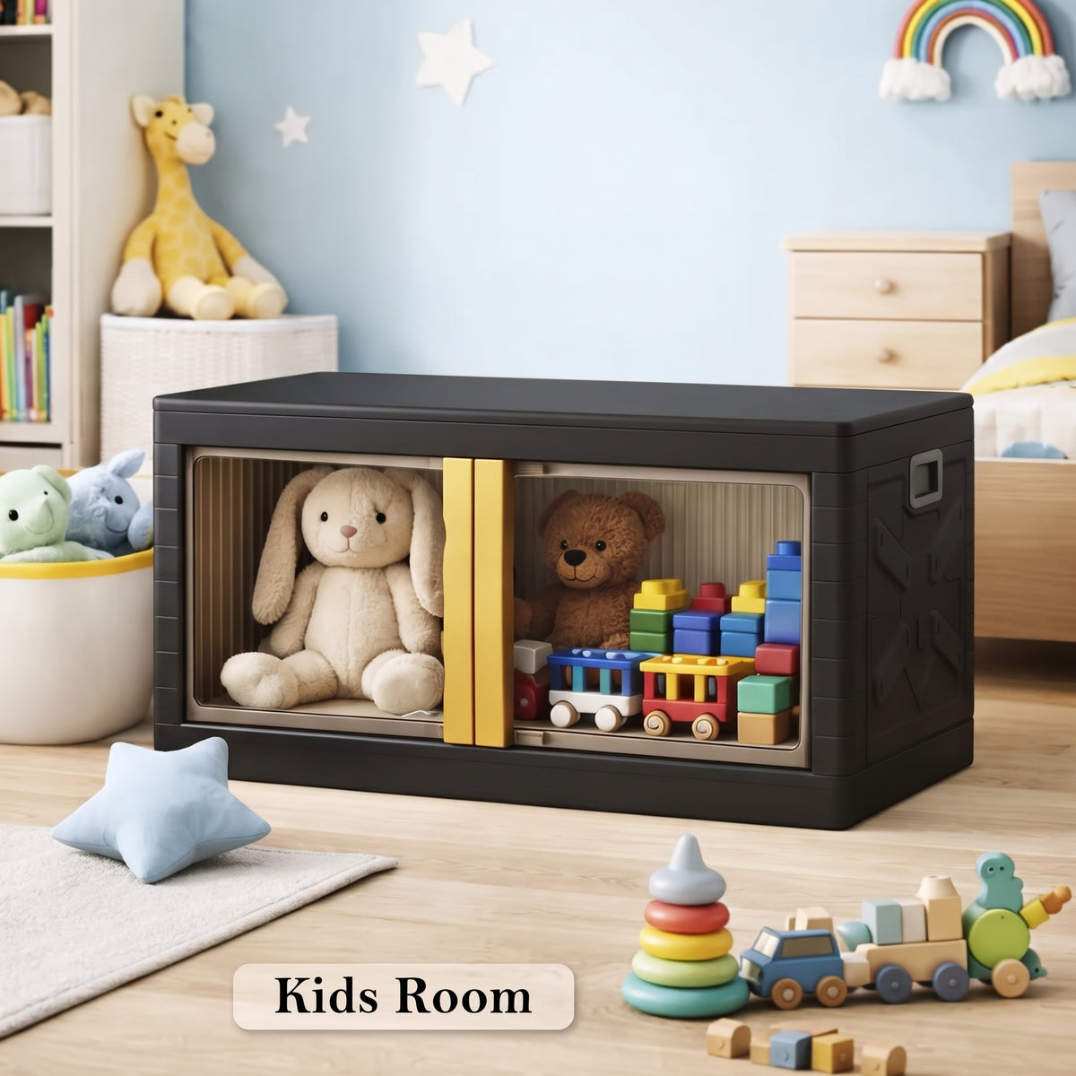 Mechdel 2-Door Clothes Organizer Storage Cabinet