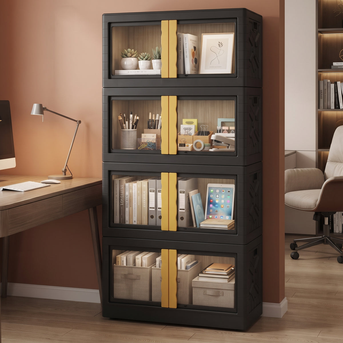 Mechdel 2-Door Clothes Organizer Storage Cabinet