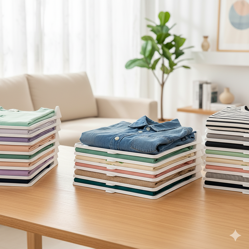 Mechdel Closet Organizer/T Shirt Organiser Tray