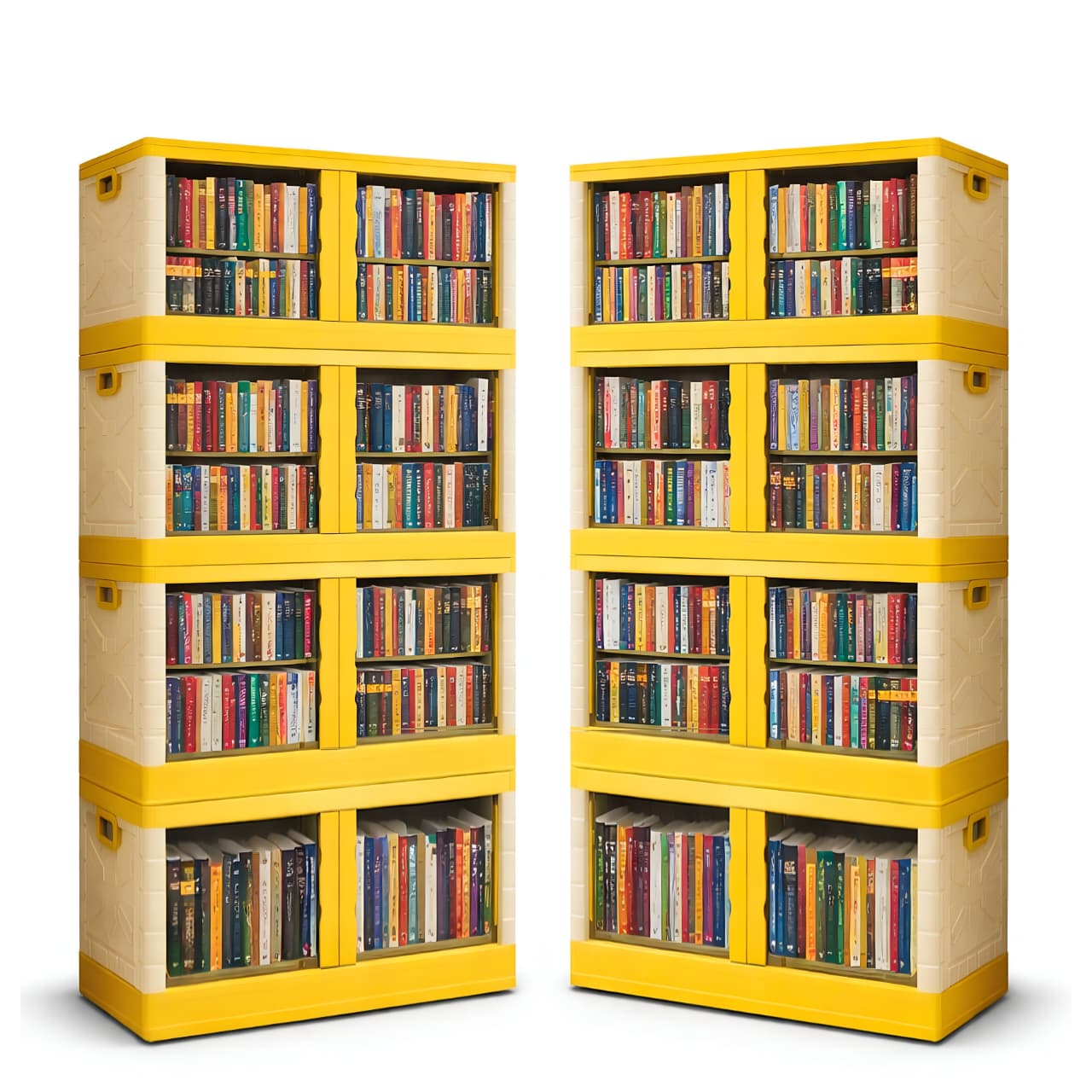 Mechdel Clothes Organizer Rack, 2 Door Storage Bin